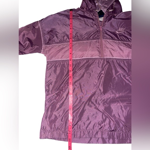 Y2K Nike Purple Windbreaker Half-Zip Jacket Sz Small - Picture 7 of 8